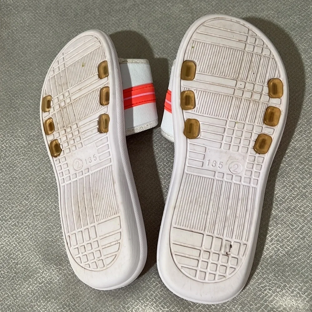 Air Balance Flip Flops Slide Beach Sandals Kids Size 2